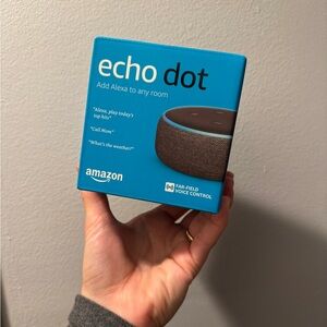 NEW IN BOX Amazon echo dot with Alexa